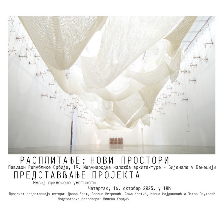 РАСПЛИТАЊЕ: НОВИ ПРОСТОРИ