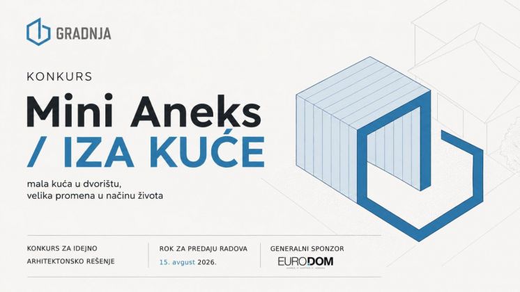 Gradnja raspisuje regionalni konkurs &bdquo;Mini Aneks / IZA kuće&ldquo;